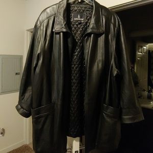 London Fog leather coat